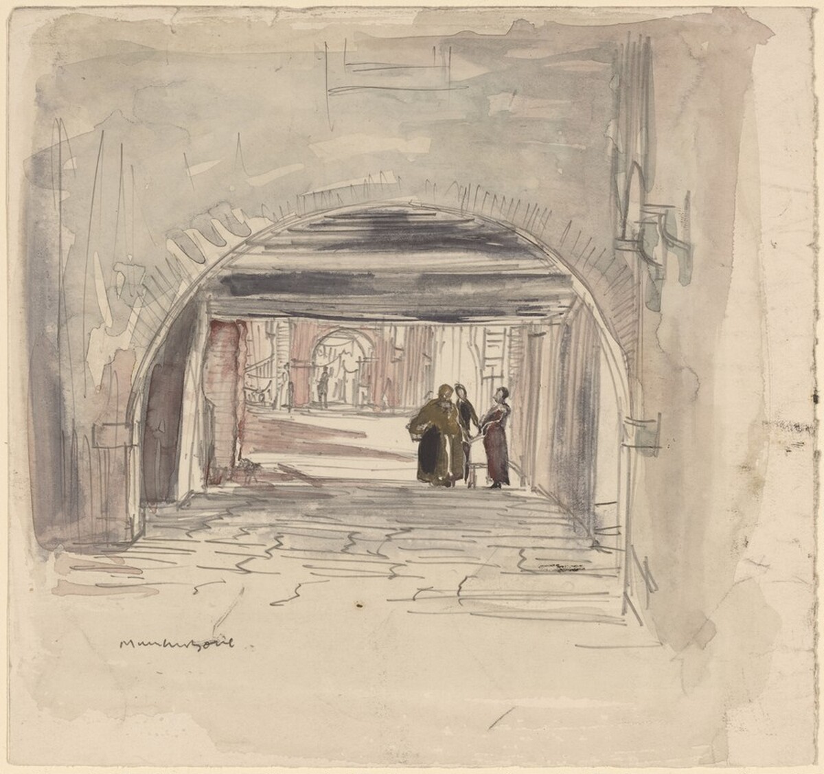 Archway, Chioggia by Sir Muirhead Bone