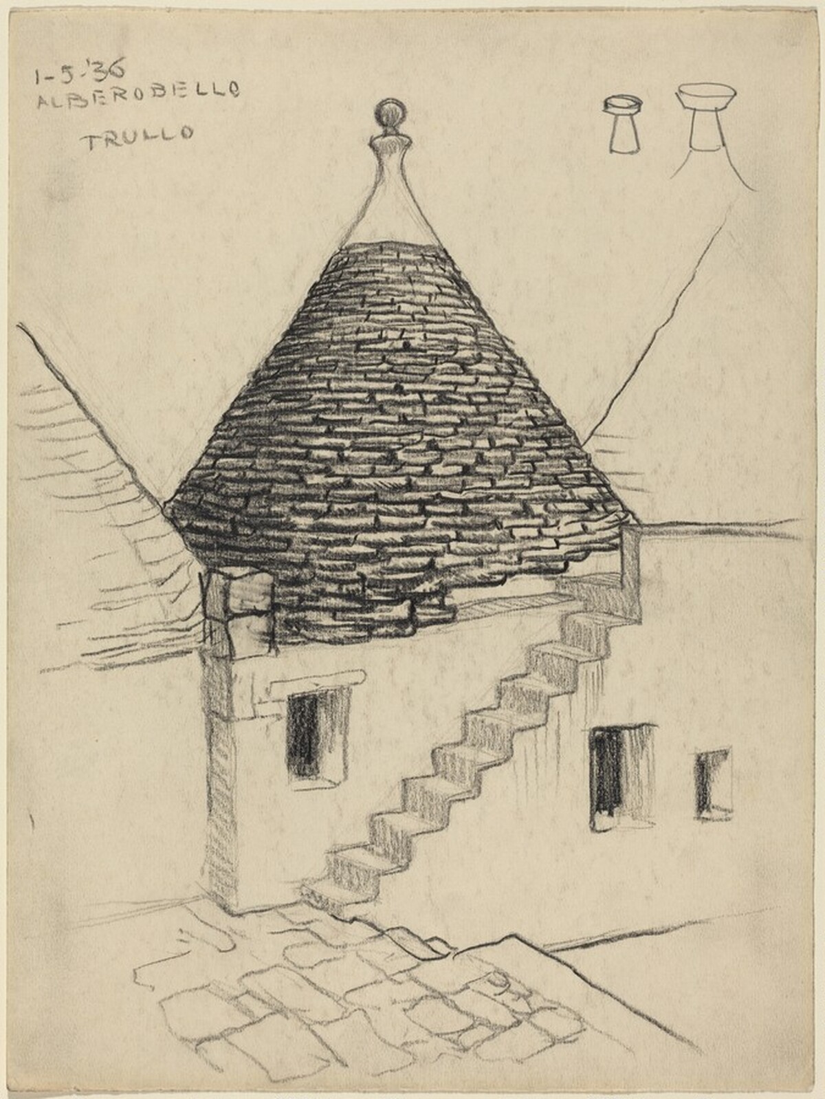 Alberobello: Trullo by M.C. Escher