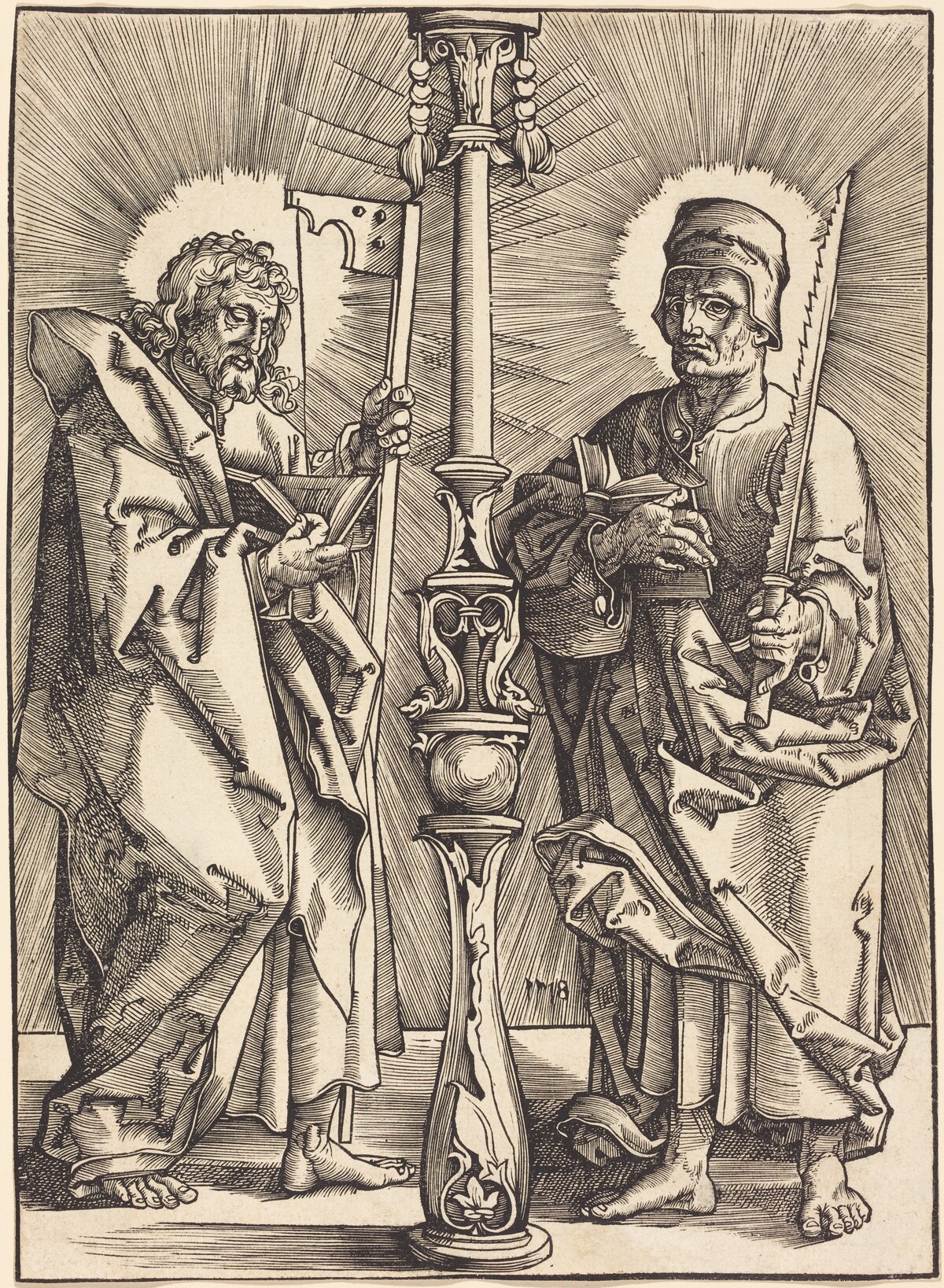 Saint James the Less and Saint Simon by Hans Vischer