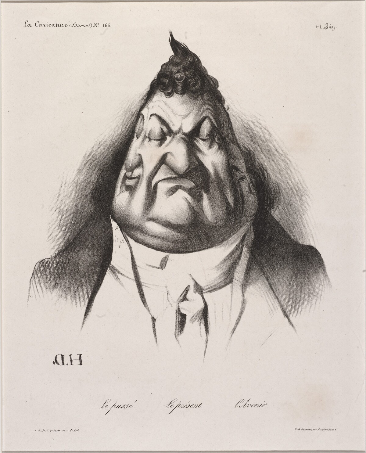 Le passé - Le présent - l'Avenir by Honoré Daumier