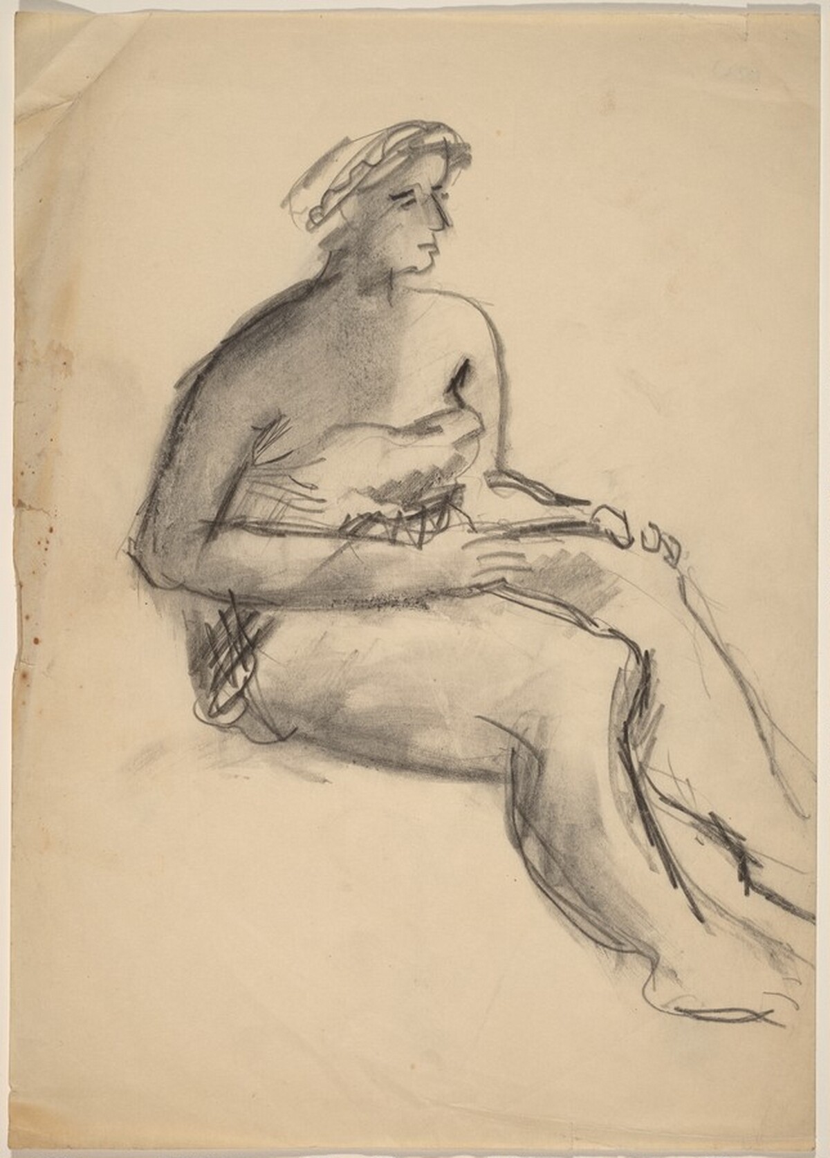 Seated Woman Wearing a Bathing Suit by Mark Rothko