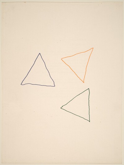 Three Triangles and Three Colors