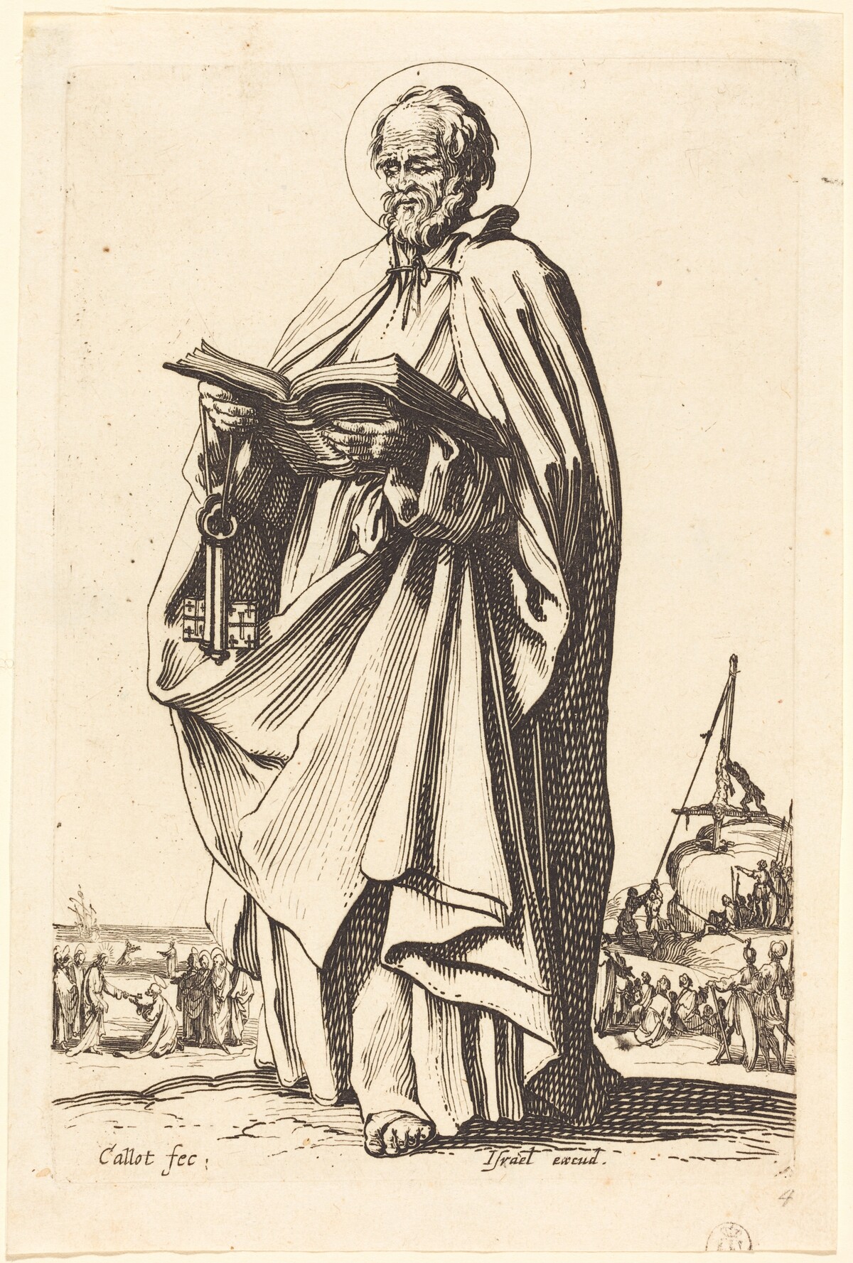 Saint Peter by Jacques Callot
