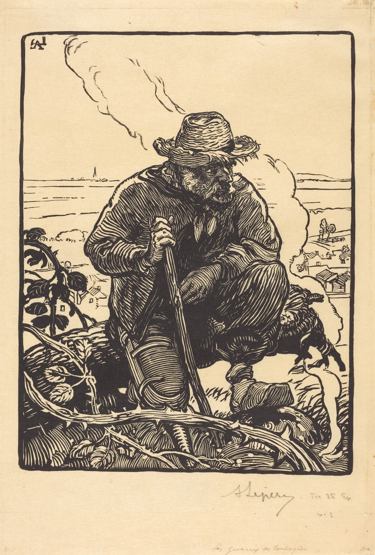 Le gueux des campagnes by Auguste Lepère