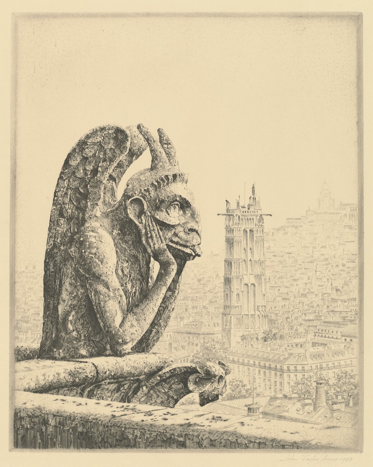 Le penseur de Notre Dame by John Taylor Arms