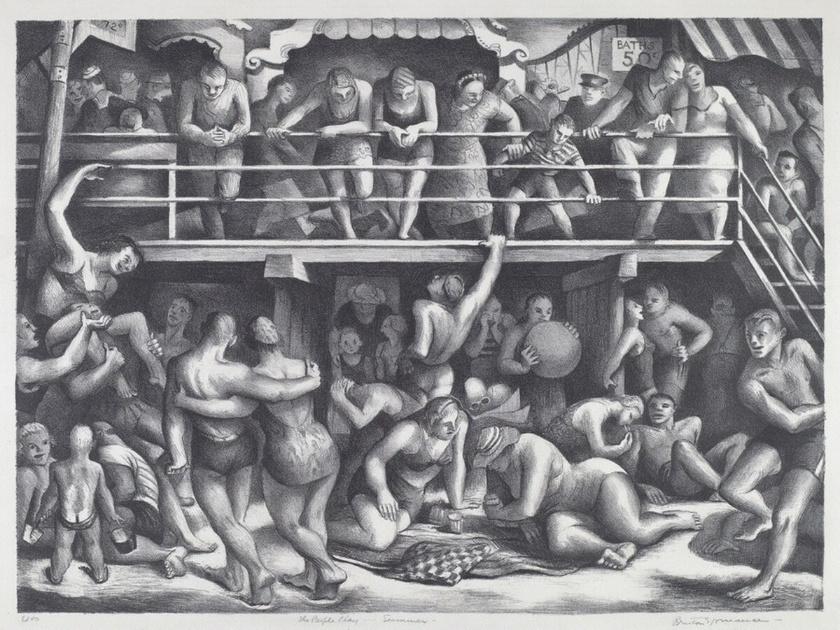 The People Play-Summer by Benton Murdoch Spruance