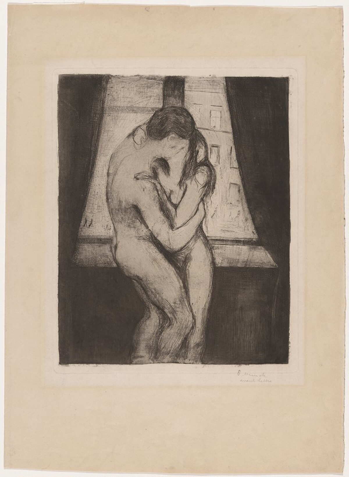 The Kiss by Edvard Munch