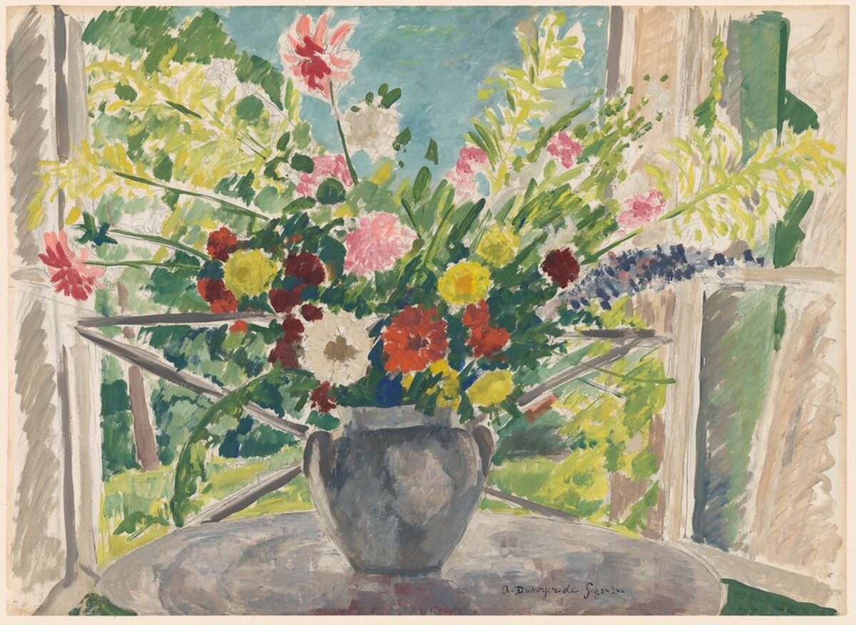 Vase of Flowers by André Dunoyer de Segonzac