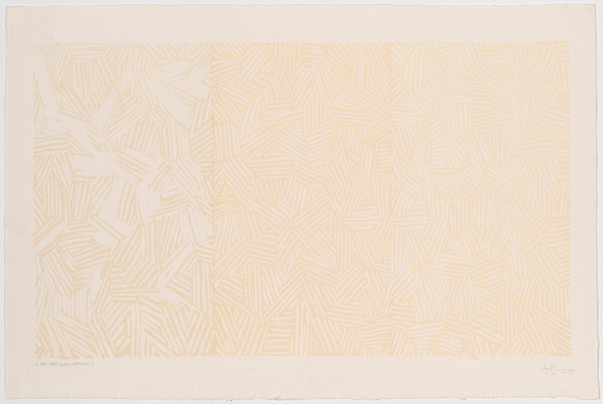 Scent [trial proof] by Jasper Johns
