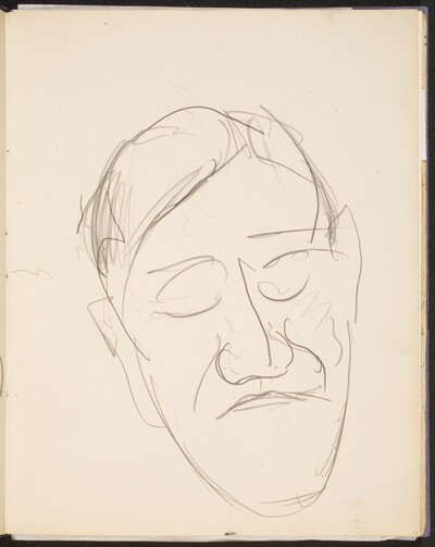 männliche Bildnisstudie (Male Portrait) [p. 13]