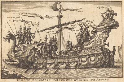 Idinone ea Mopso Argonoti guidati da Apollo
