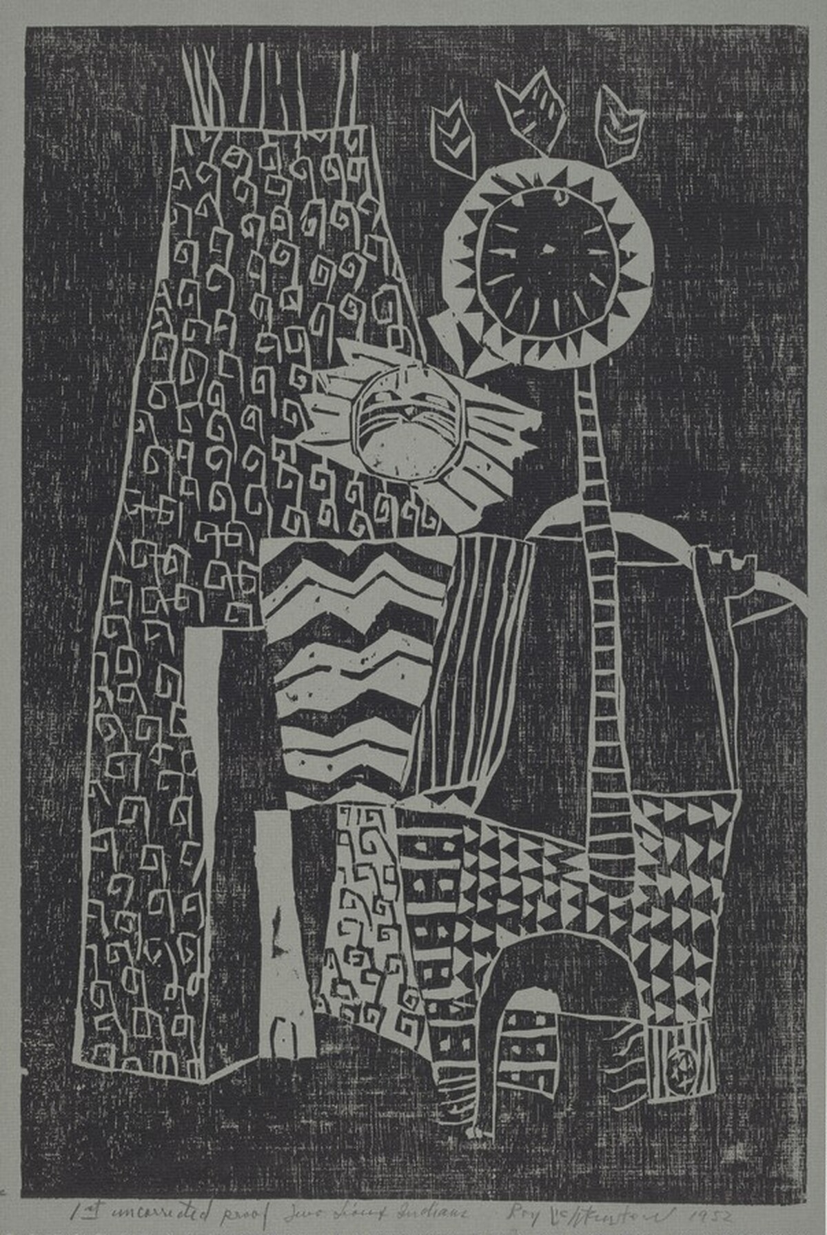 Two Sioux Indians by Roy Lichtenstein