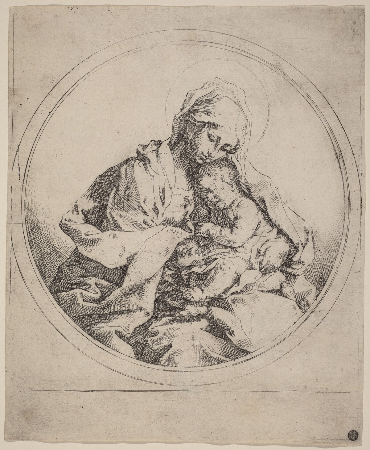 Virgin and Child by Guido Reni