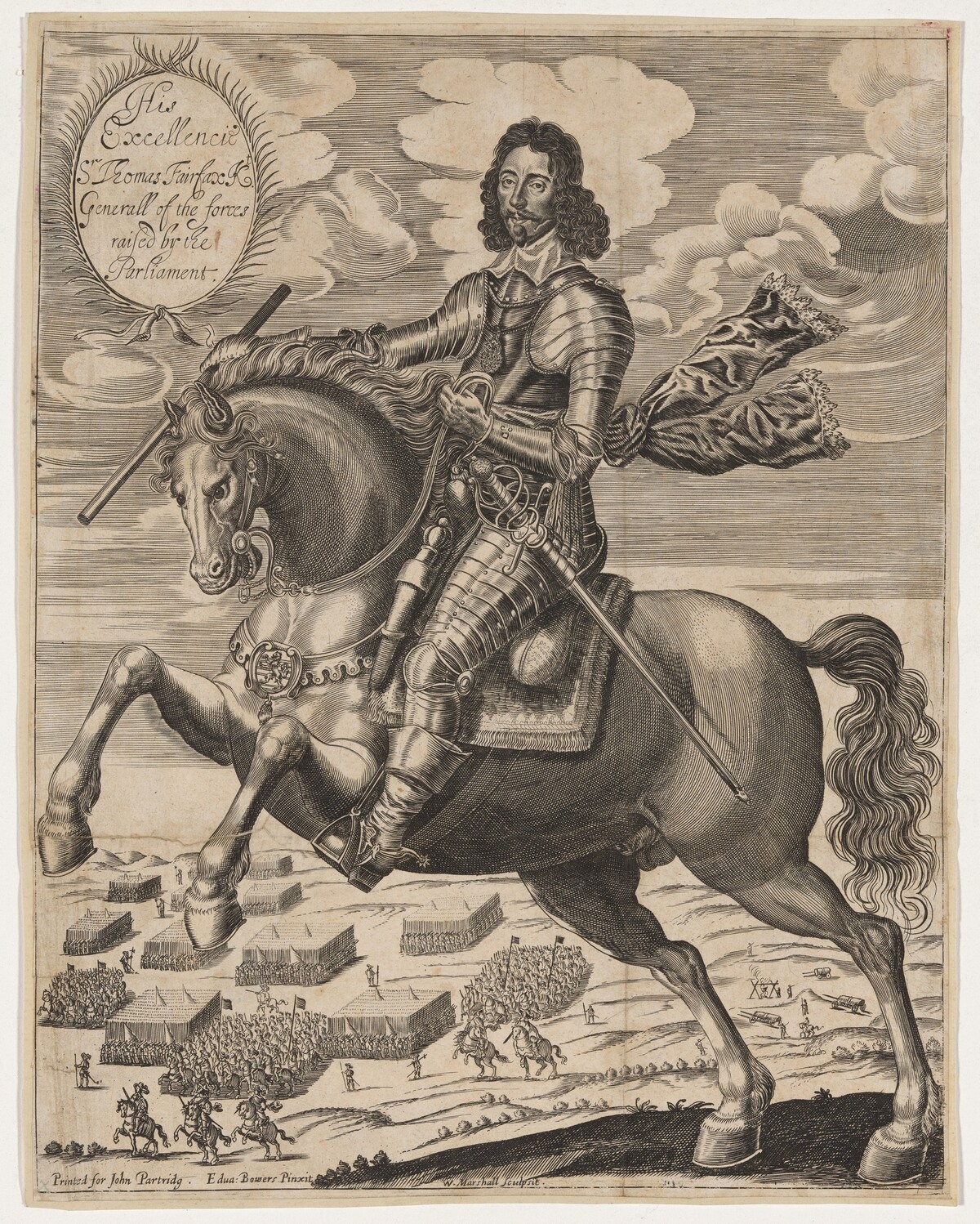 Sir Thomas Fairfax, General of the Forces Raised by Parliament by William Marshall