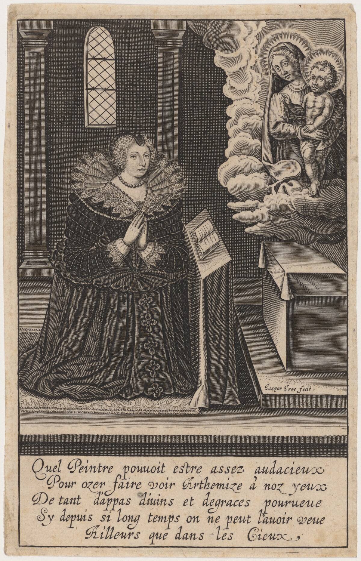 The Virgin Appearing to a Lady Penitent by Jaspar Isacsz