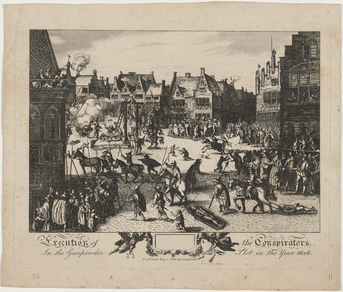 Execution of the Gunpowder Conspirators by R. Romney