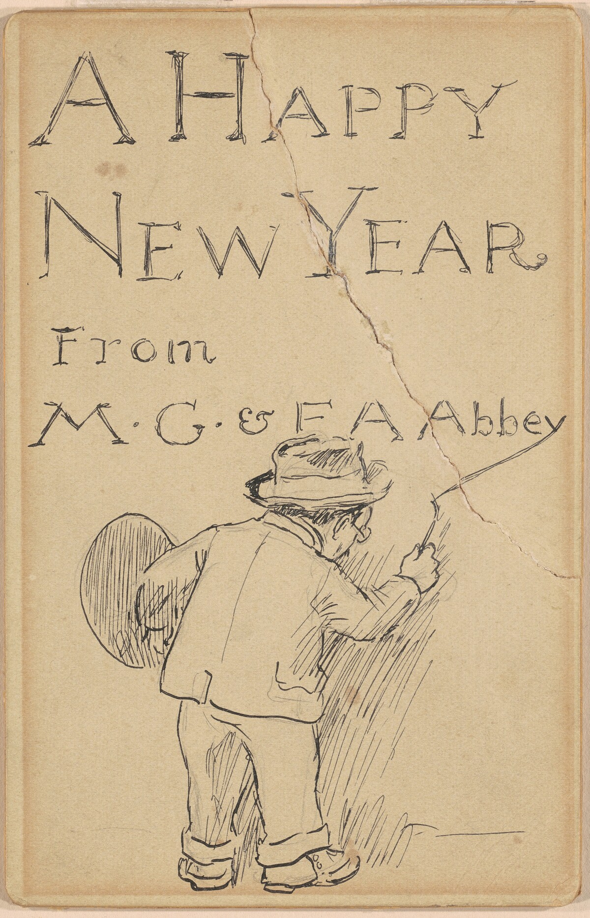 A Happy New Year by Edwin Austin Abbey