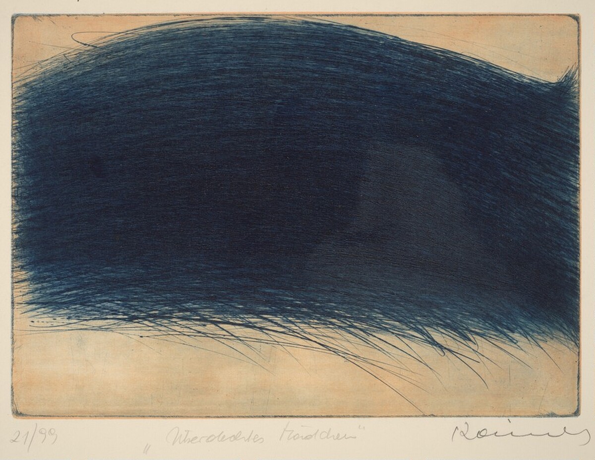 Covered Girl (Überdecktes Mädchen) by Arnulf Rainer