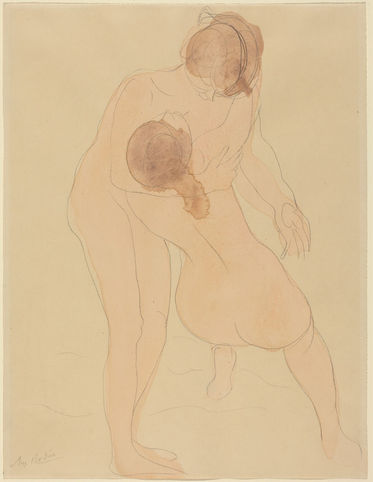 Two Figures by Auguste Rodin