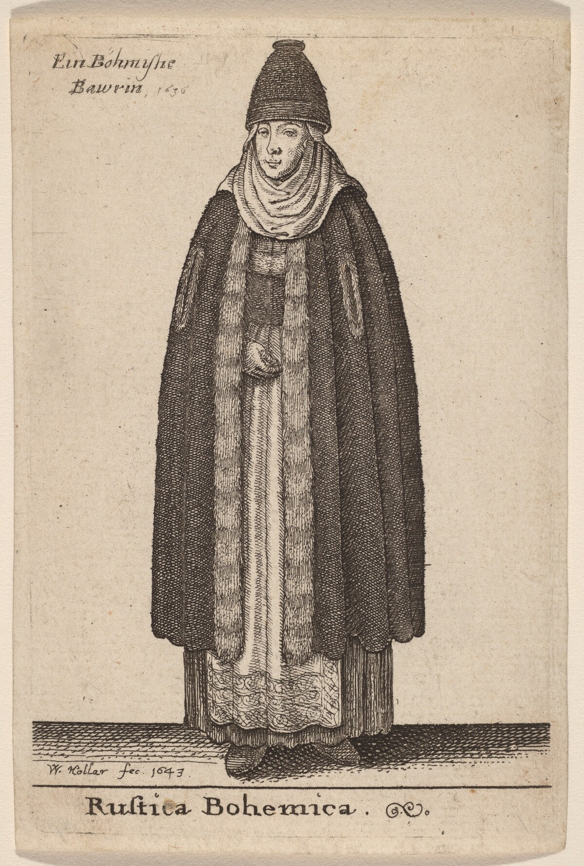 Rustica Bohemica by Wenceslaus Hollar