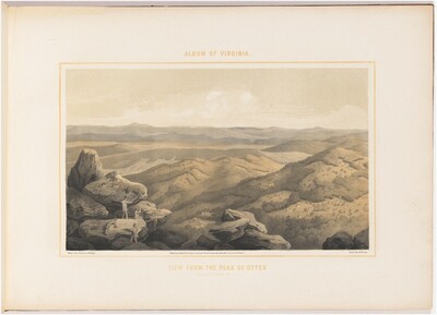 View from the Peak of Otter, No. 1
