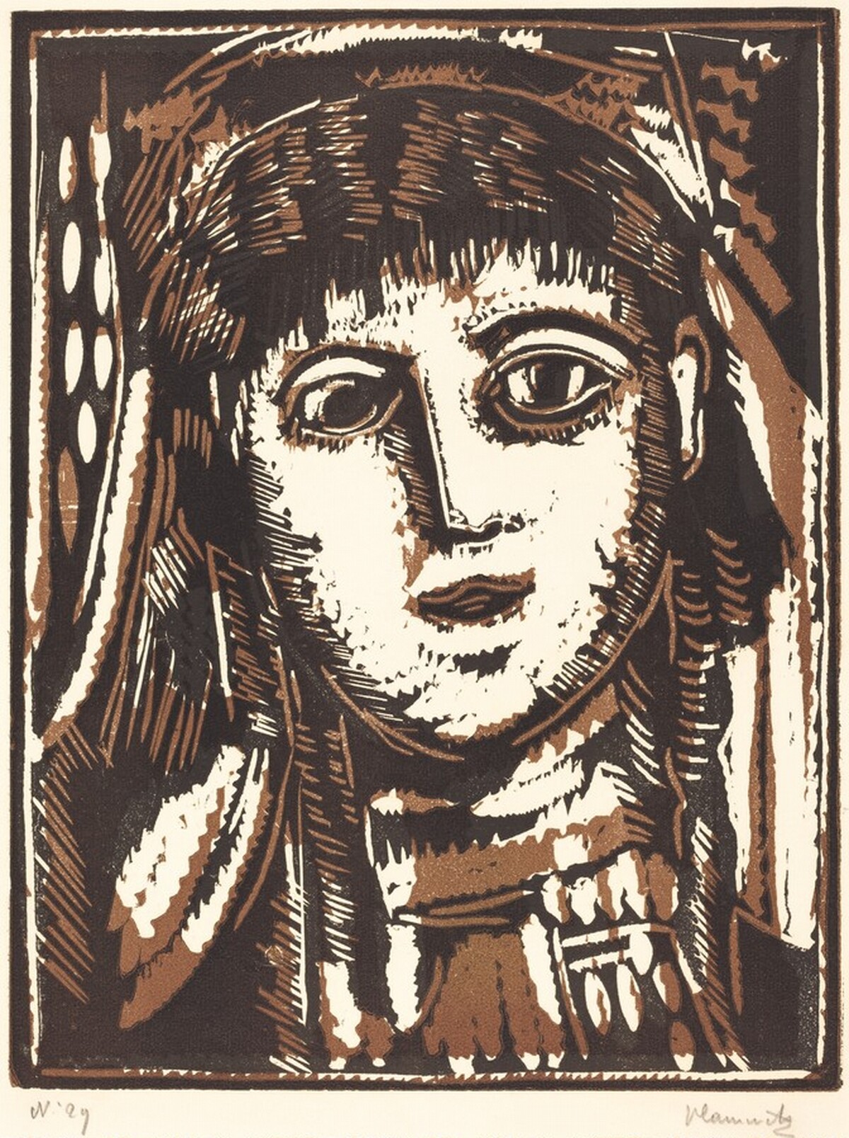 Head of a Woman by Maurice de Vlaminck
