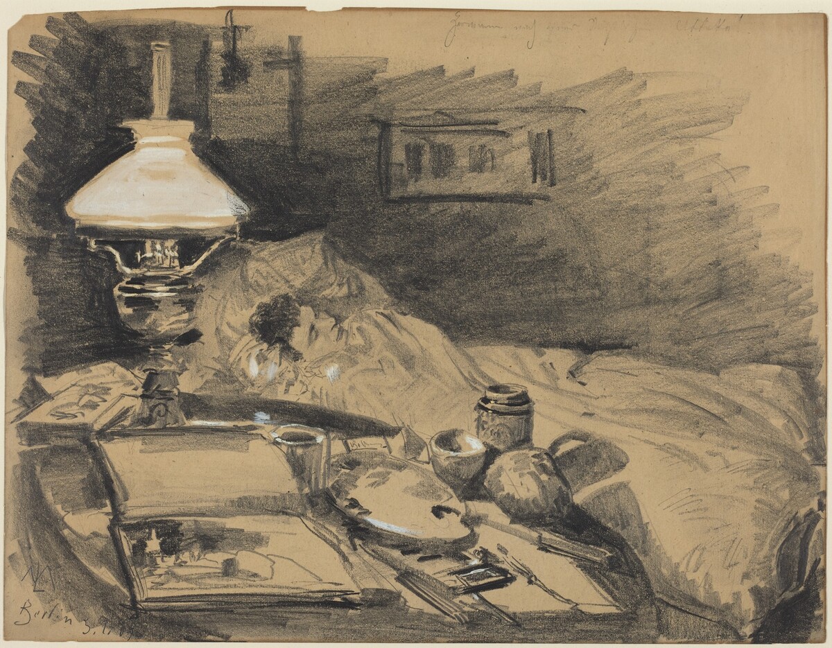 The Artist's Studio by Melchior Lechter