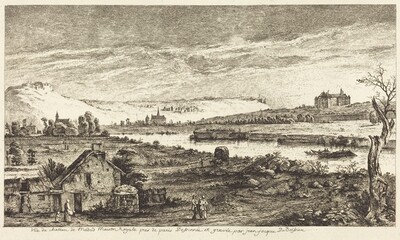 Vue du chateau de Madrid