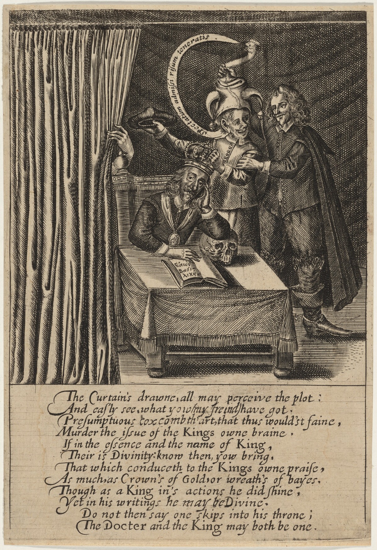 Satire in Relation to Charles I and His "Eikwn Basilika"(Image of a Ruler) by Unknown Artist