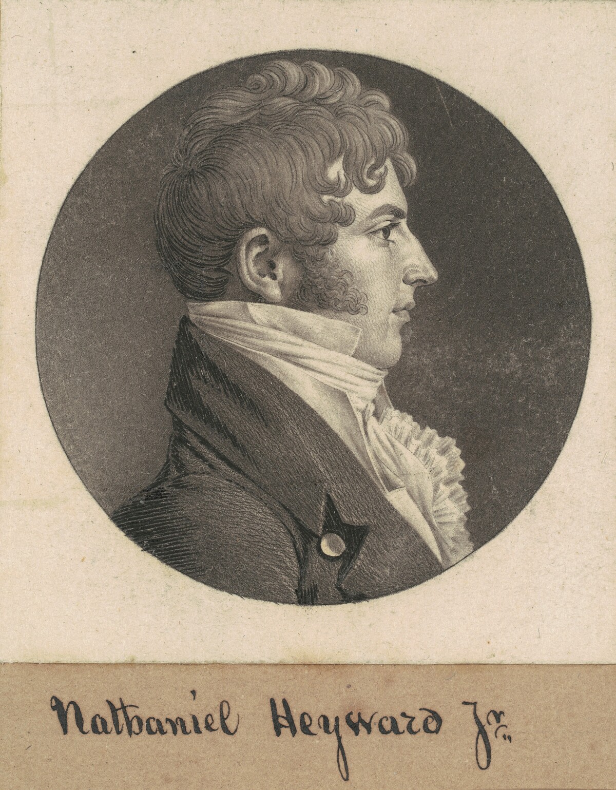 Nathaniel Heyward, Jr. by Charles B. J. Févret de Saint-Mémin