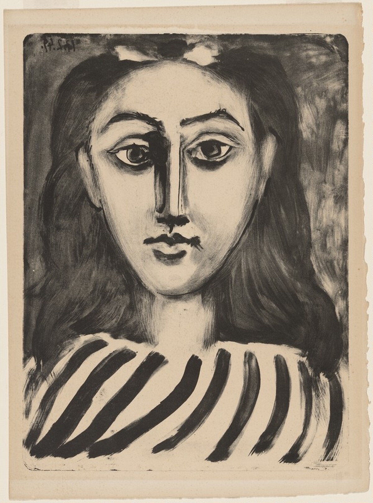 Head of a Young Girl (Tête de jeune fille) by Pablo Picasso