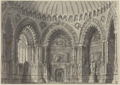 Rotunda in Gothic Style