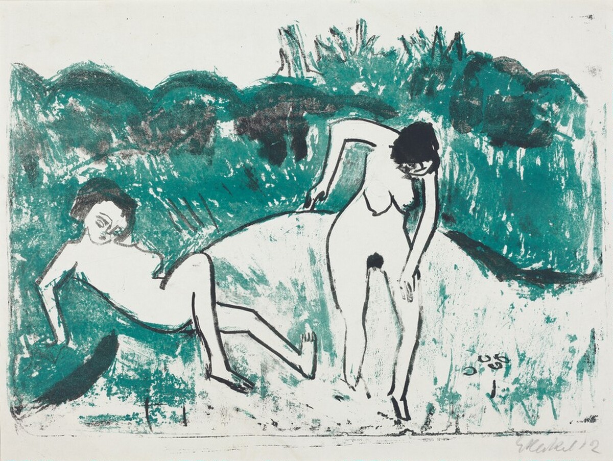In the Meadow by Erich Heckel
