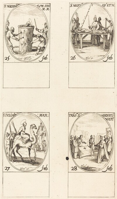 St. Nicephorus; St. Nestor; St. Julian; Translation of St. Augustin