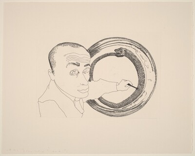 Self-Portrait #4 (Snake)
