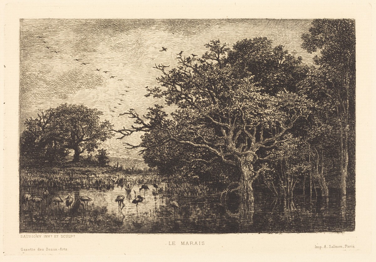 Marsh (Le Marais) by Charles-François Daubigny