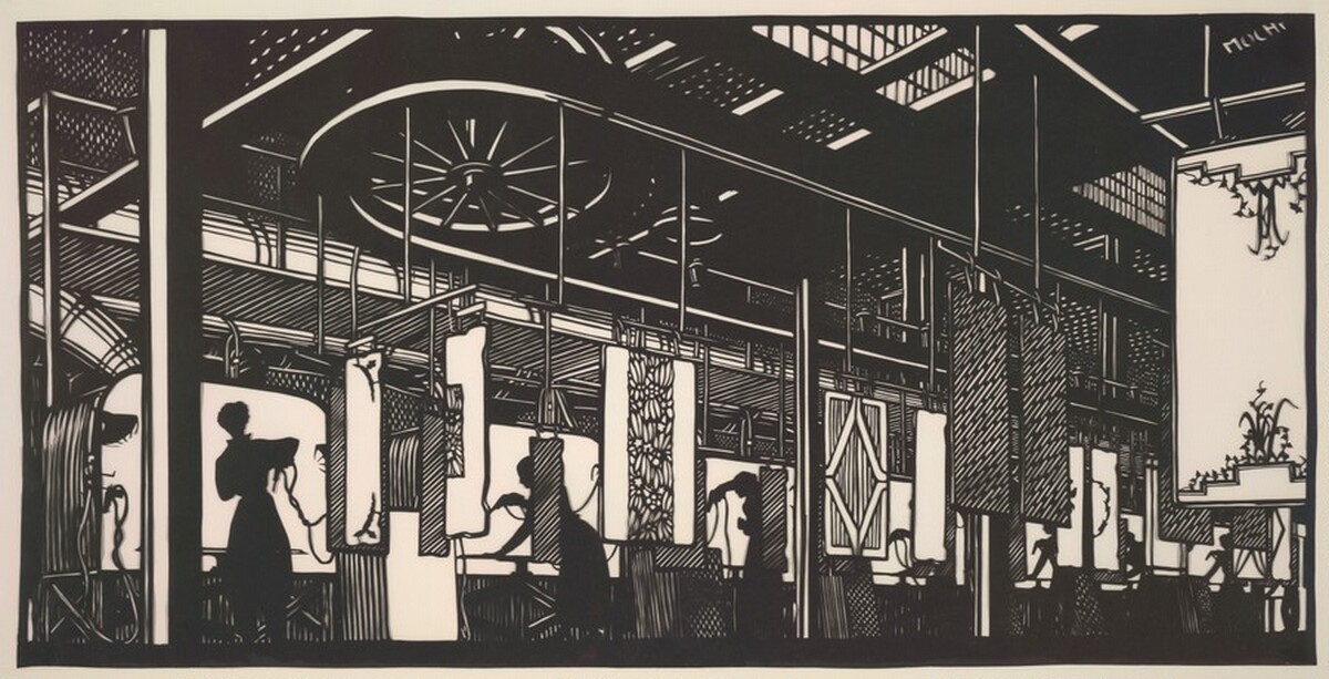 Interior of The Enamel Products Company, Cleveland by Ugo Mochi