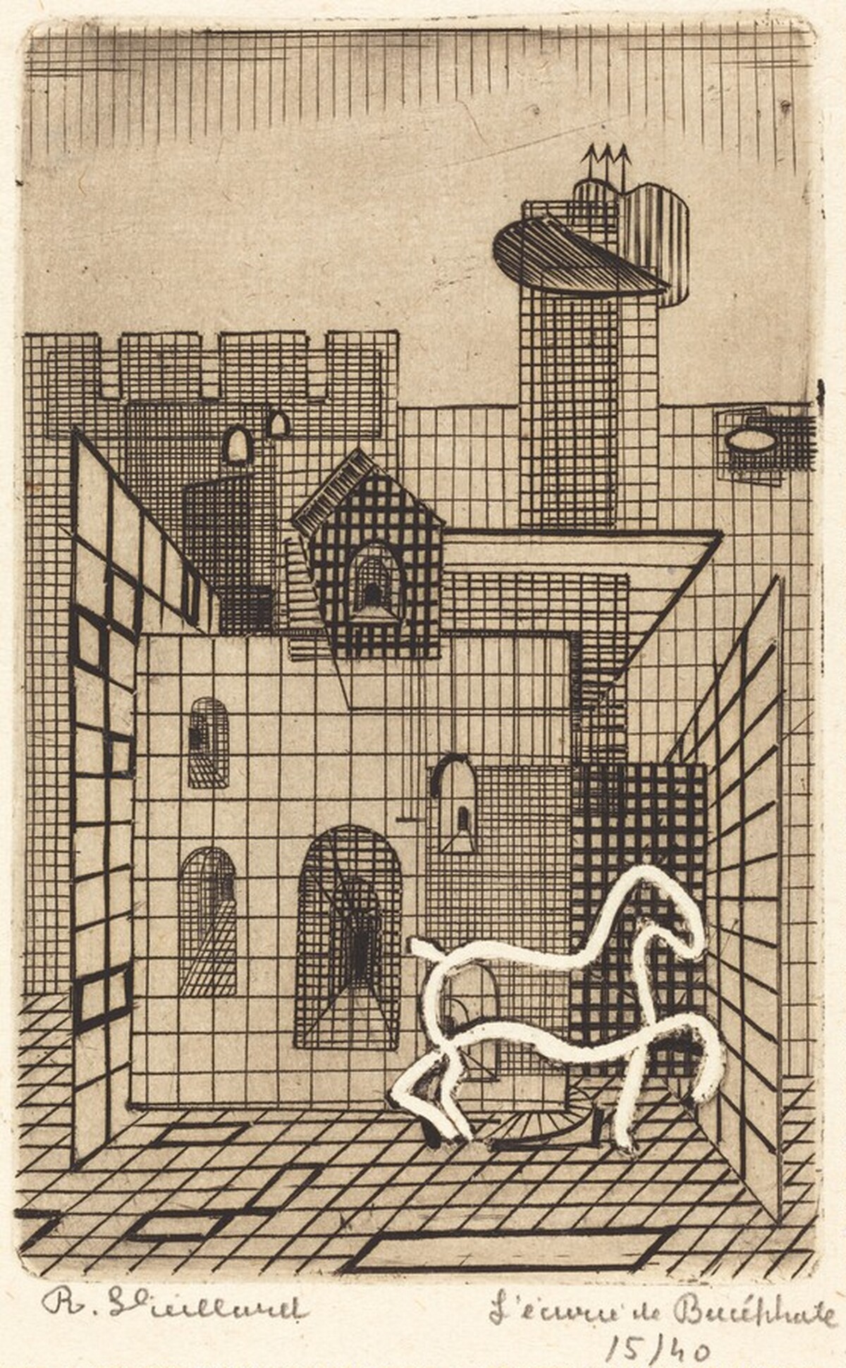 L'ecurie de Bucephale by Roger Vieillard
