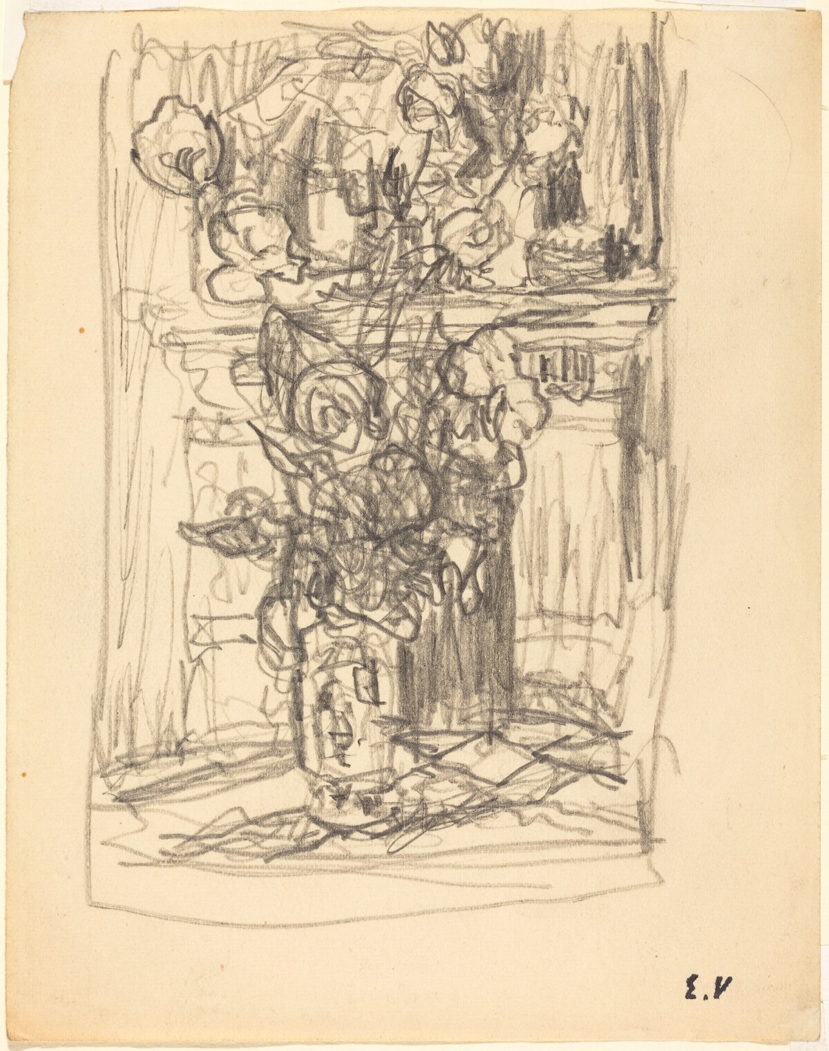 Vase of Flowers by Edouard Vuillard