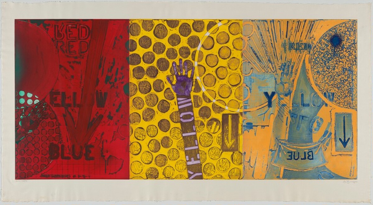 Untitled [trial proof] by Jasper Johns
