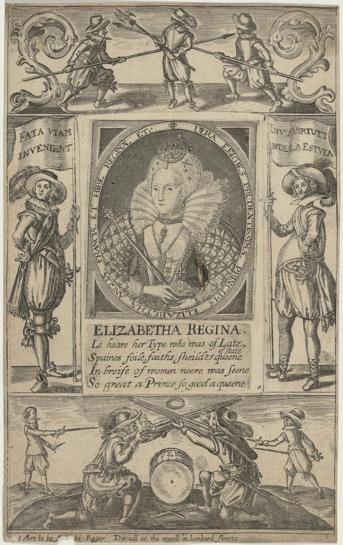 Queen Elizabeth by John Payne and Willem de Passe