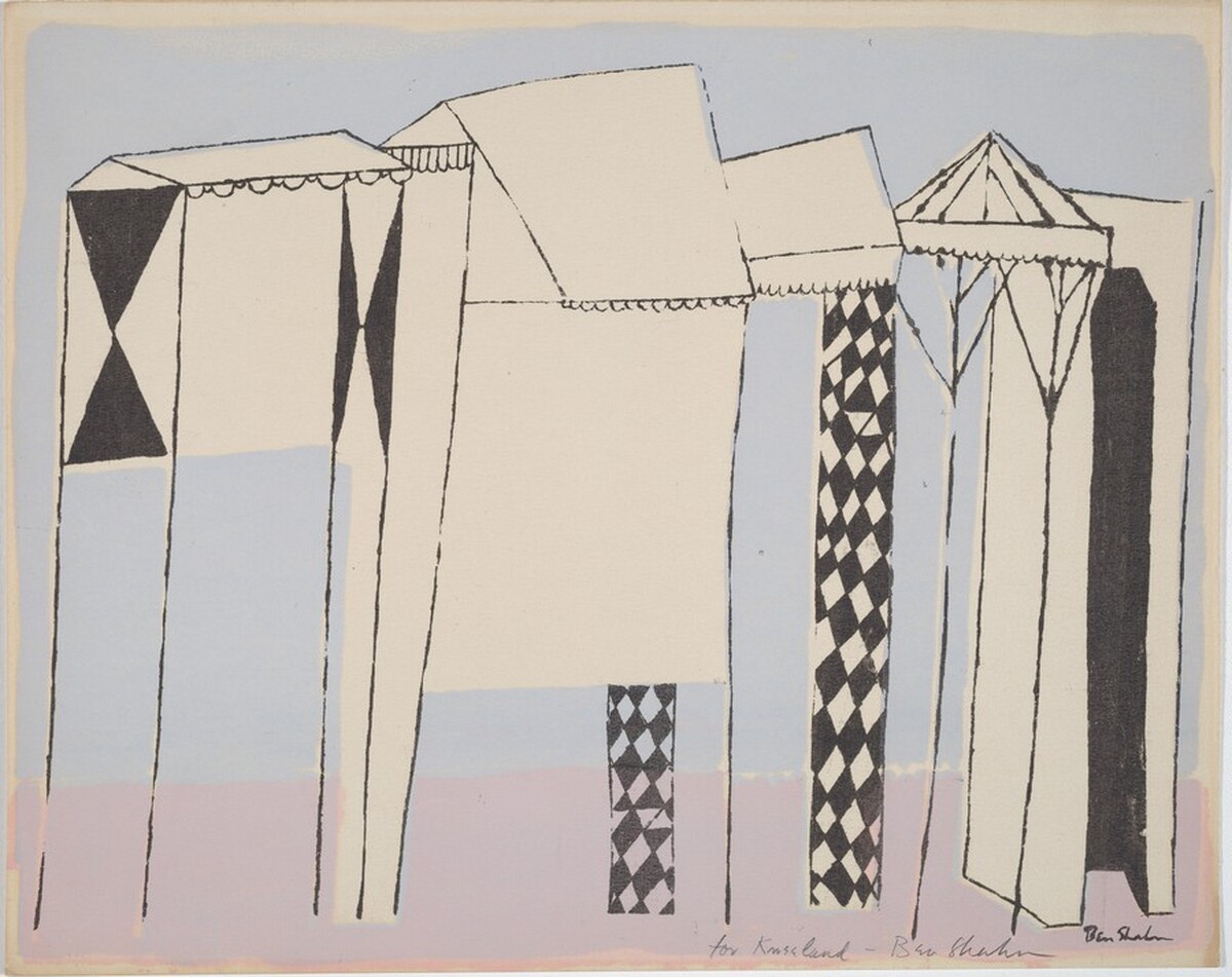 Deserted Fairground by Ben Shahn
