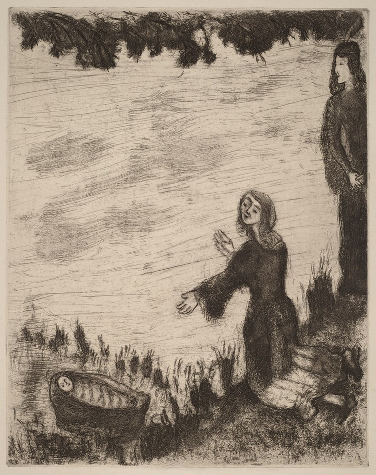 The Finding of Moses by Marc Chagall
