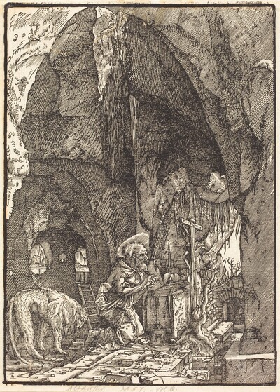 Saint Jerome in a Cave