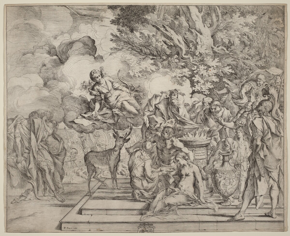 The Sacrifice of Iphigenia by Pietro Testa