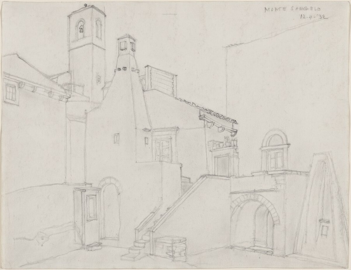 Monte St. Angelo by M.C. Escher