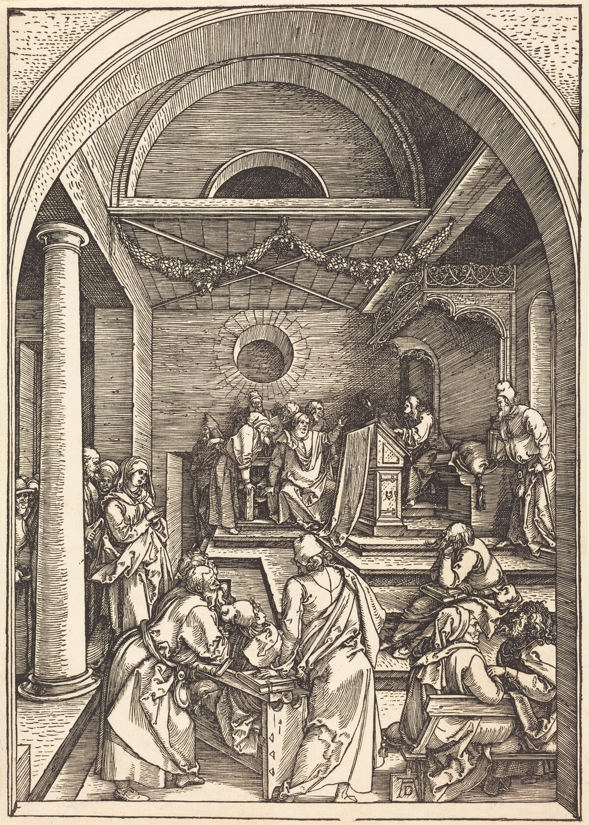 Christ among the Doctors by Albrecht Dürer
