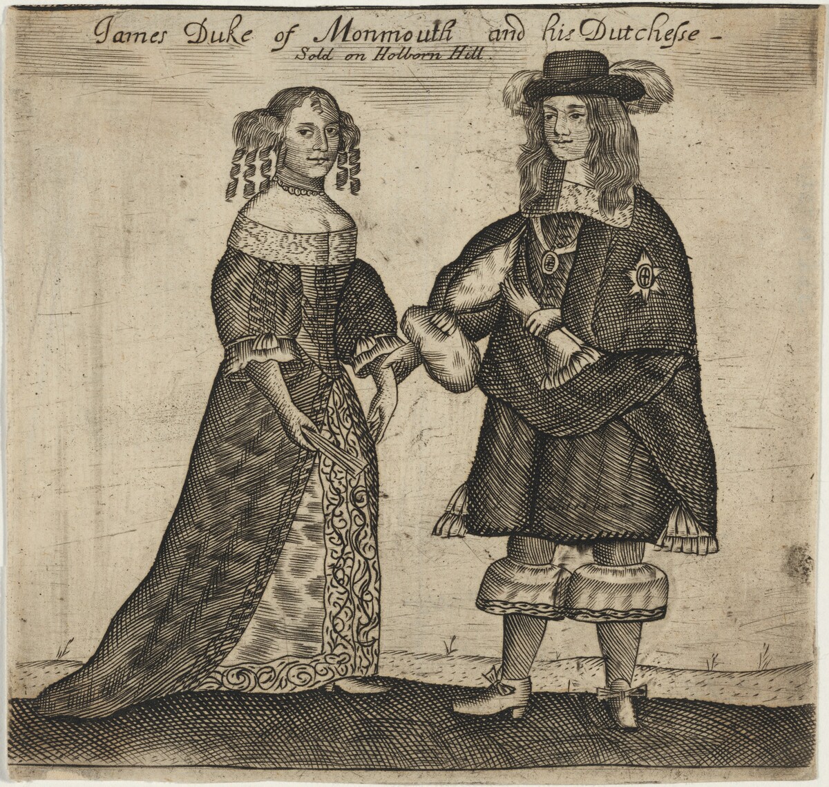 James Scott, Duke of Monmouth and His Duchess by Unknown Artist