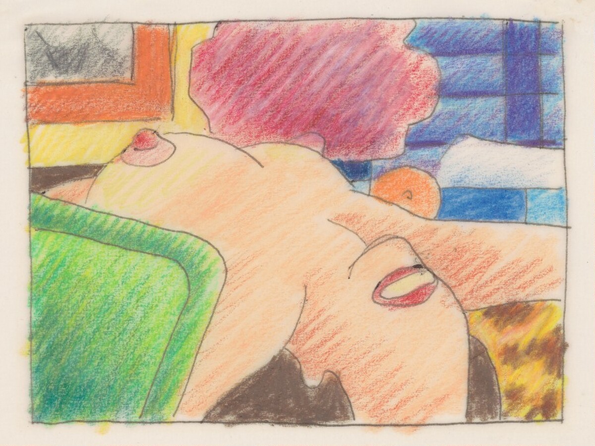 Study for "Long Delayed Nude" by Tom Wesselmann