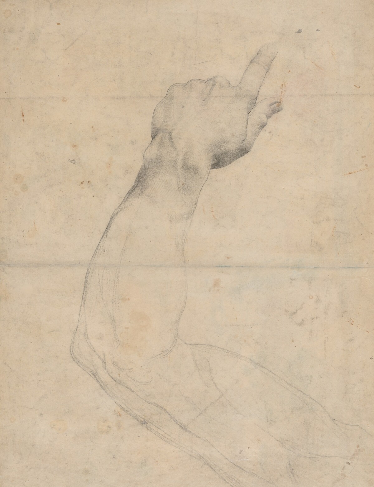 Study of an Arm [verso] by Guillaume Lethière